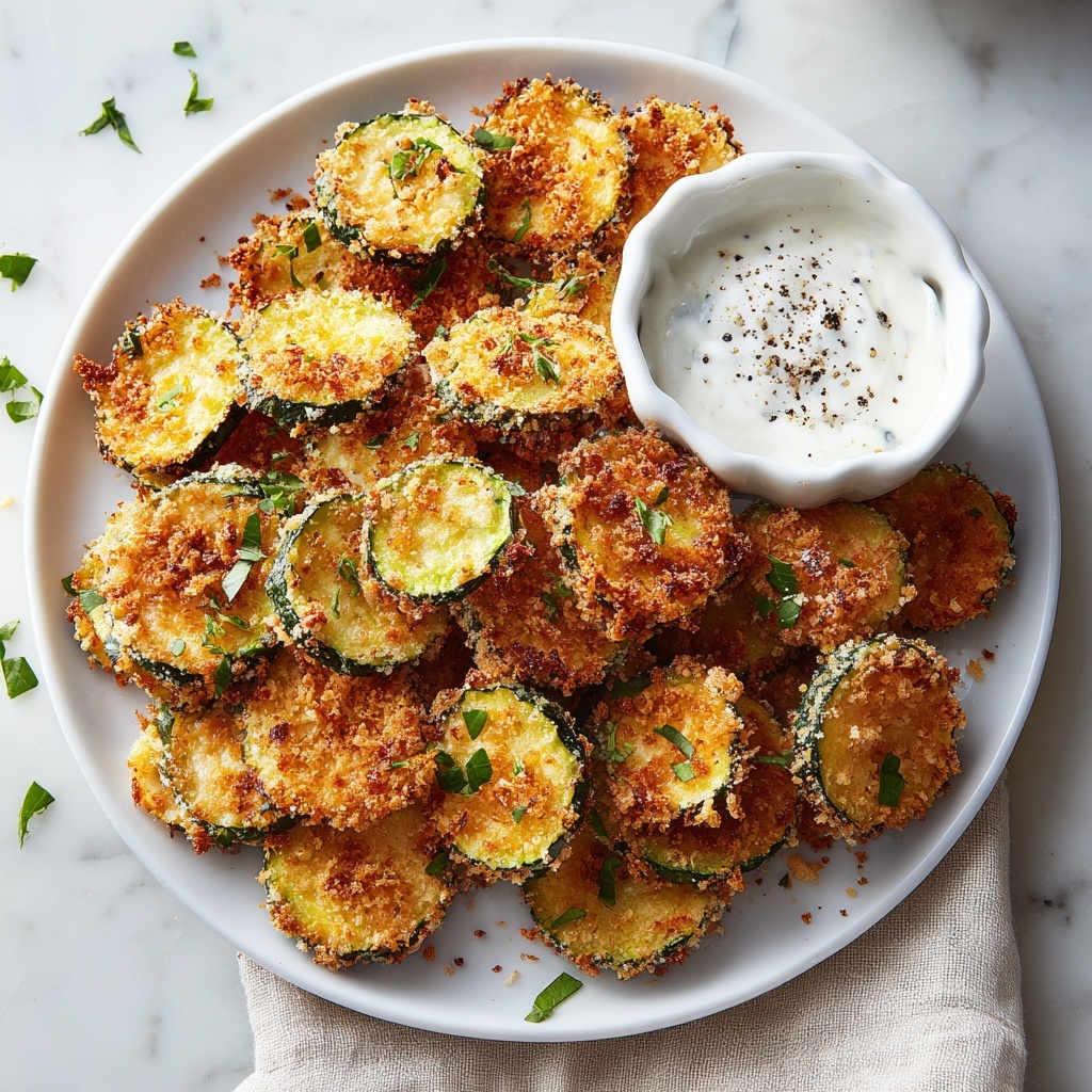 Crispy Baked Zucchini Chips Recipe - Recipe Image