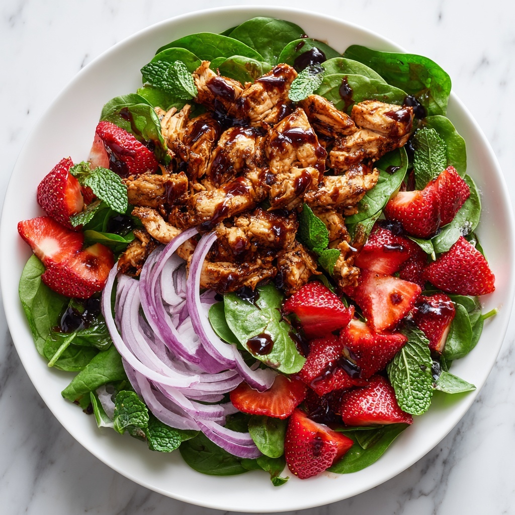 Strawberry Chicken Salad with Balsamic Dressing Recipe - Recipe Image