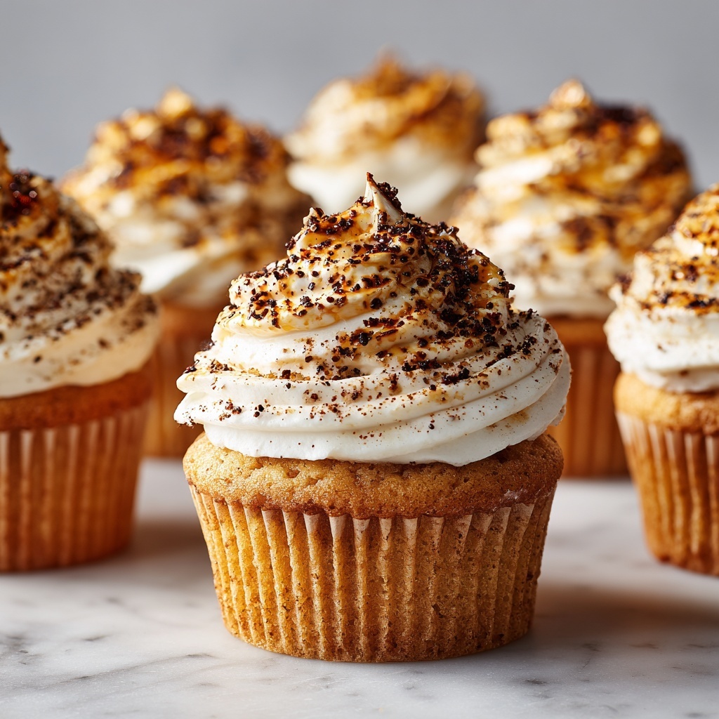 Vanilla Bean Crème Brûlée Cheesecake Cupcakes Recipe - Recipe Image