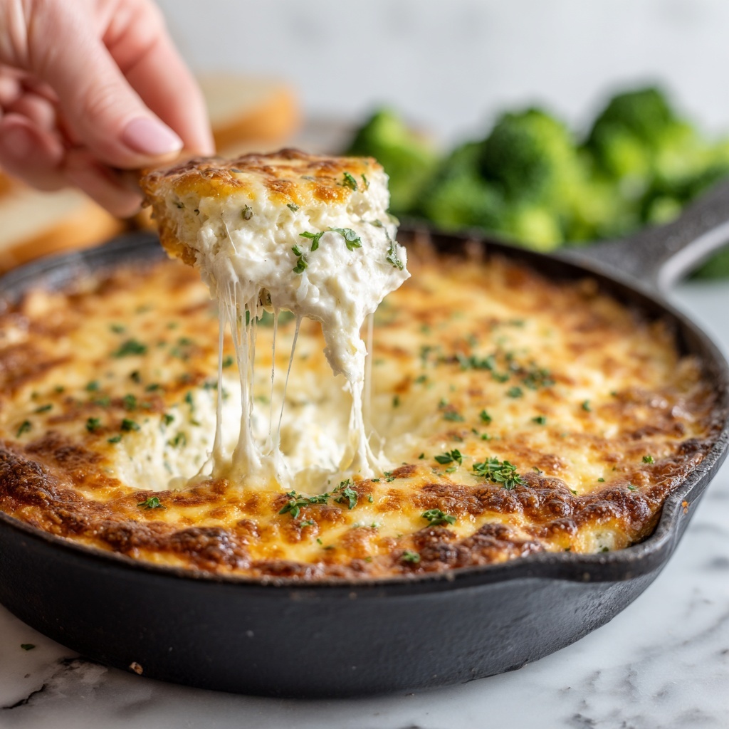 Creamy Chicken Alfredo Dip Recipe - Recipe Image