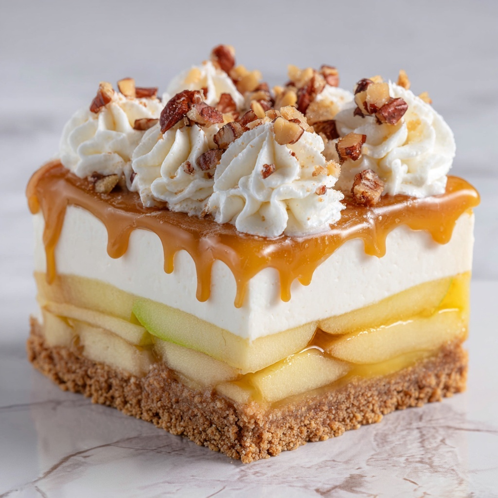 Caramel Apple Éclair Cake Recipe - Recipe Image