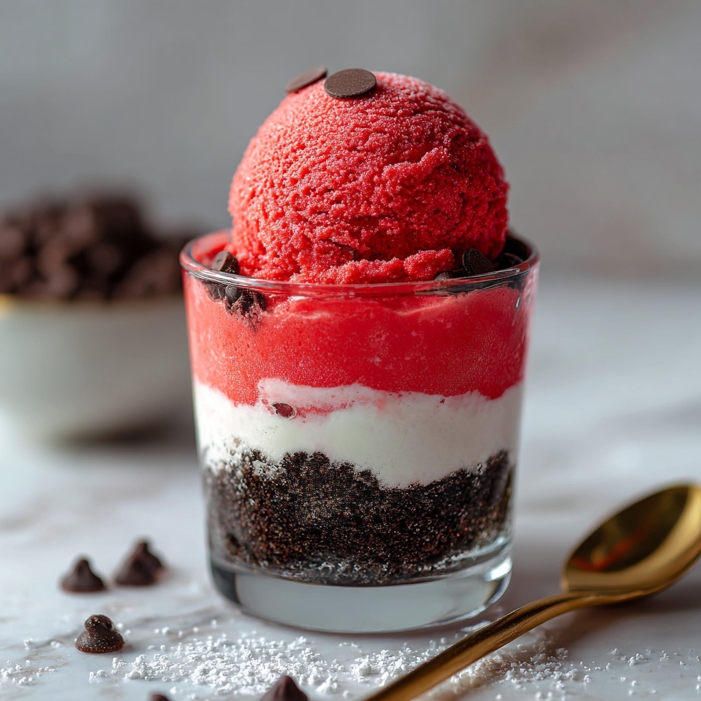 The Best Edible Red Velvet Cookie Dough Recipe - Recipe Image