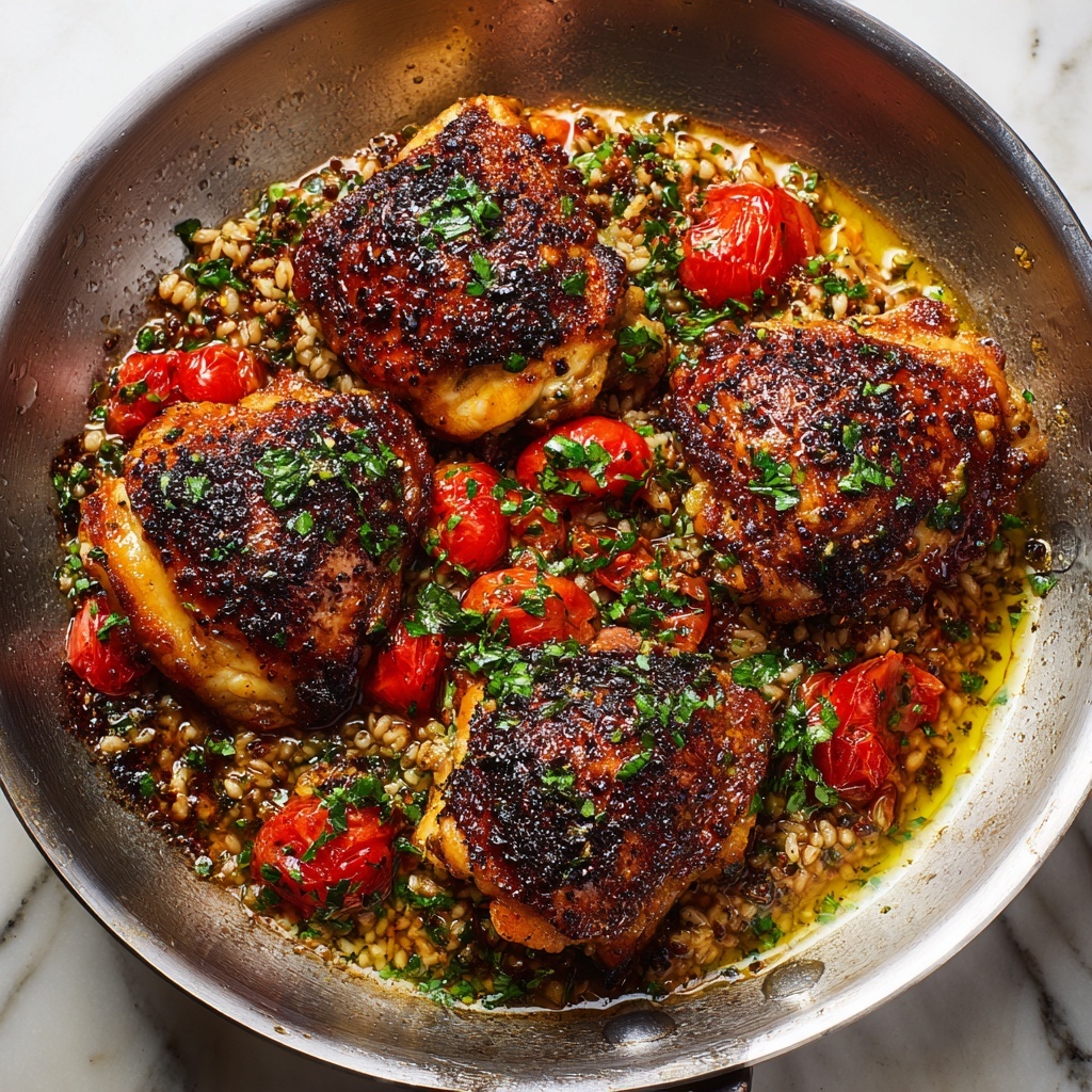 One-Pot Italian Tomato Chicken and Rice Recipe - Recipe Image