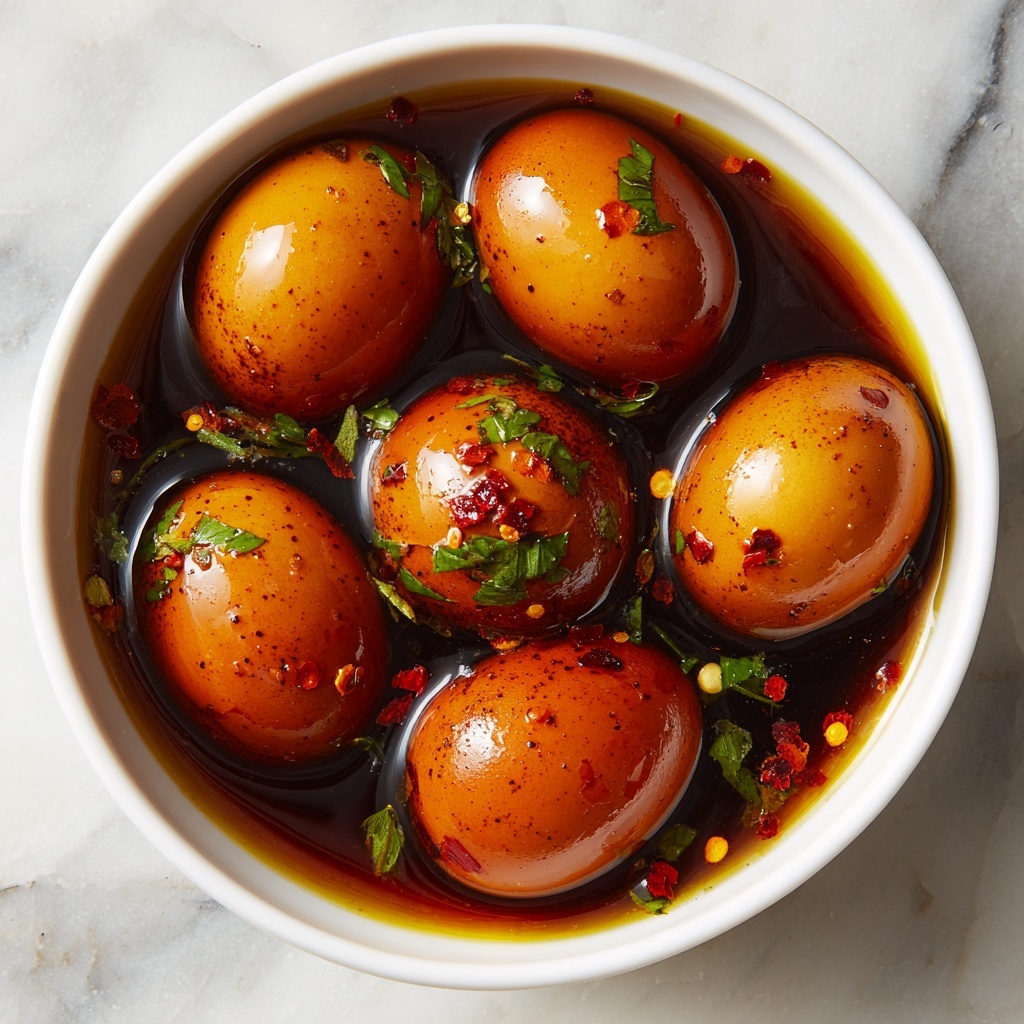 Korean Marinated Eggs – Mayak Gyeran: An Incredible Savory Snack Recipe - Recipe Image