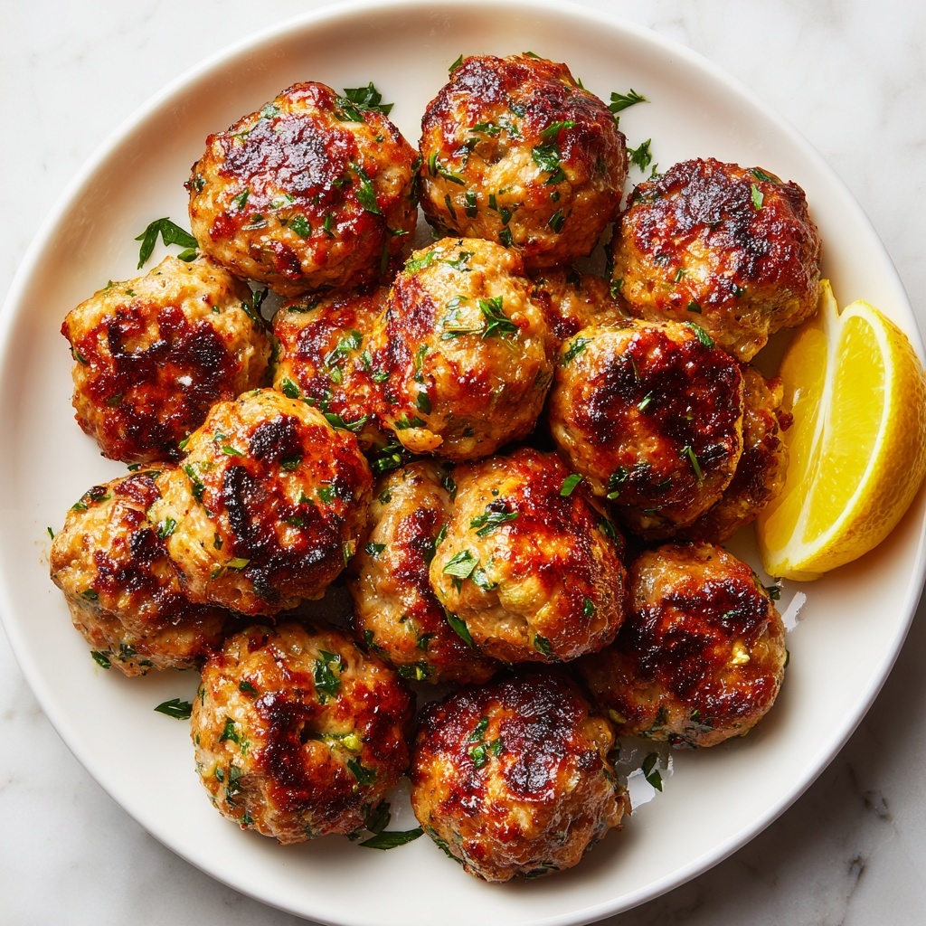 Low Carb Spinach Chicken Meatballs Recipe - Recipe Image