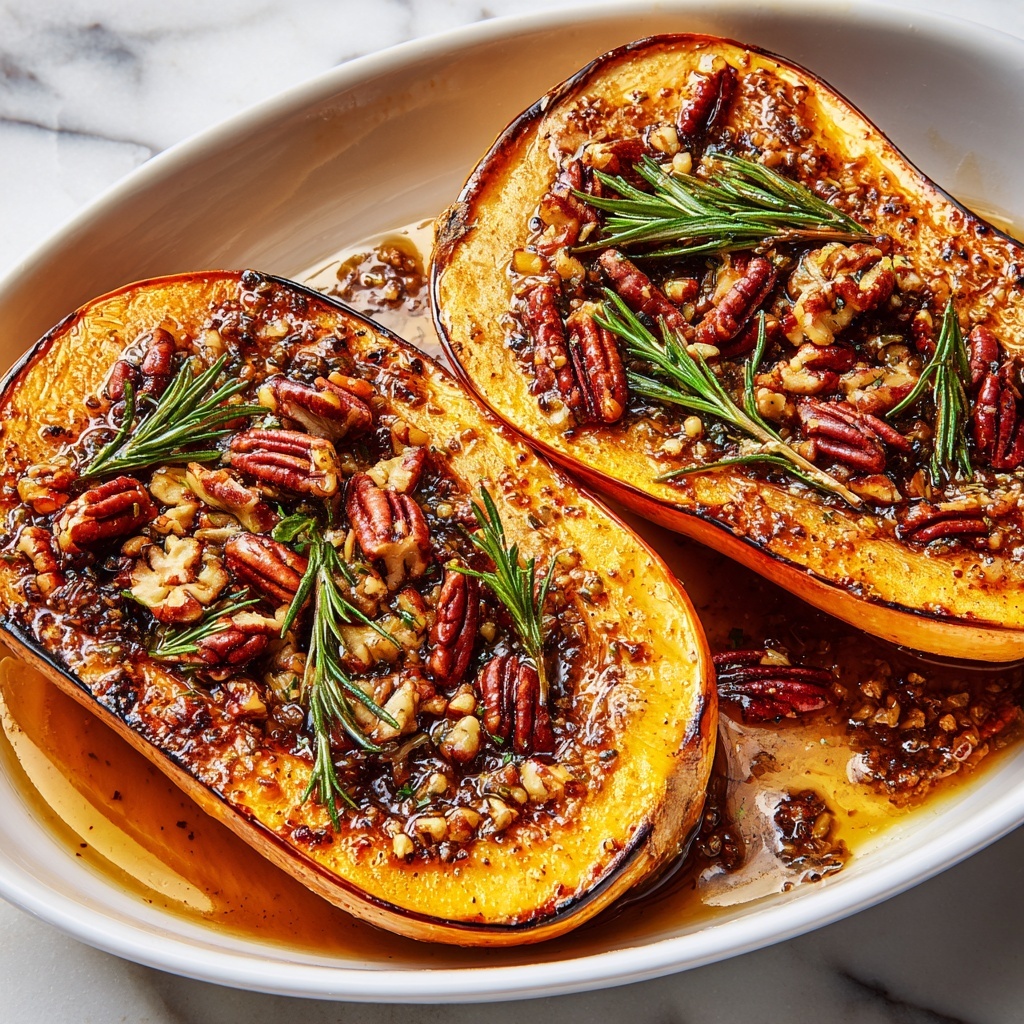 Maple Pecan Roasted Acorn Squash Recipe - Recipe Image