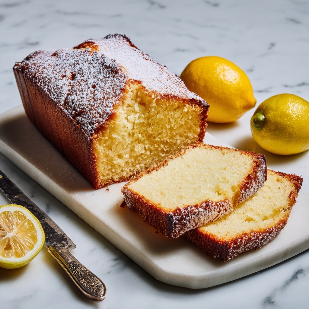 Old-Fashioned Lemon Pound Cake Recipe - Recipe Image