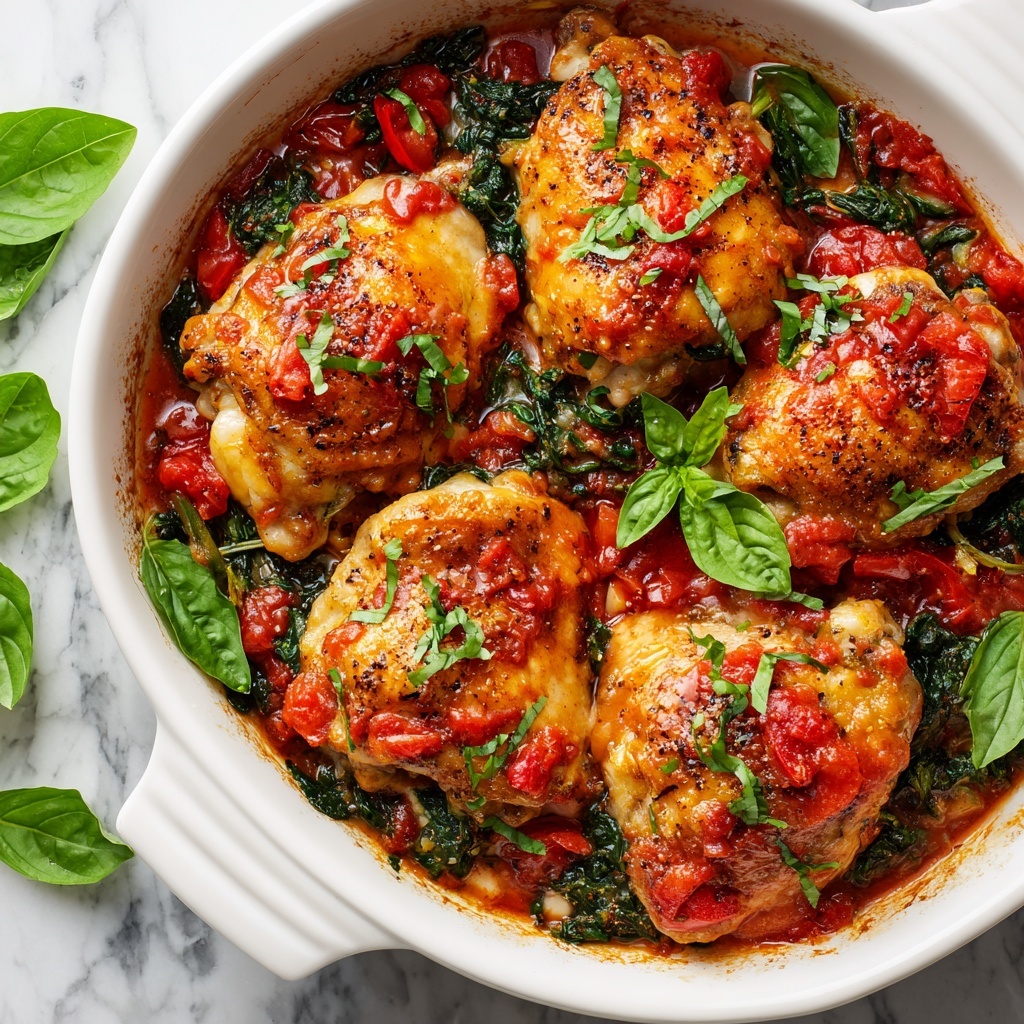 Savory Baked Chicken Arrabbiata Recipe - Recipe Image