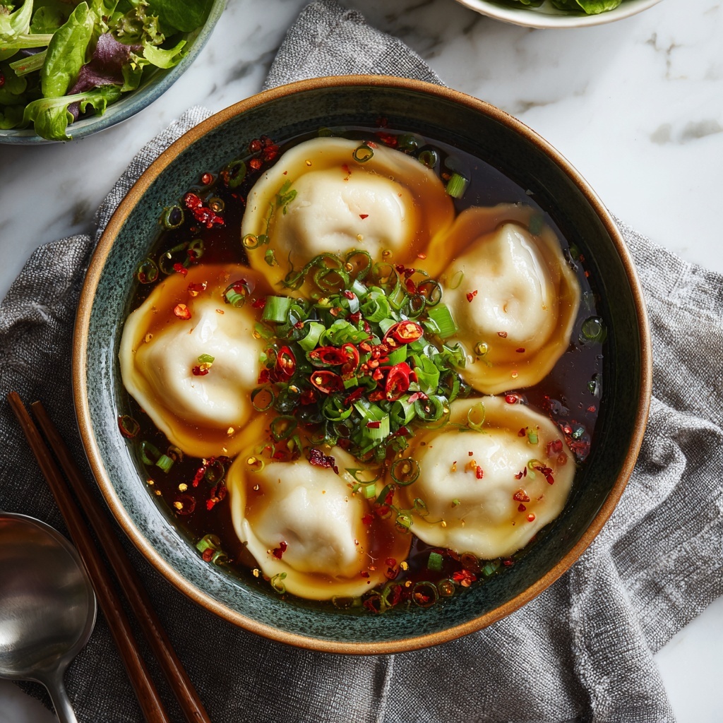 Super Easy Dumpling Soup for Cozy Weeknight Comfort Recipe - Recipe Image