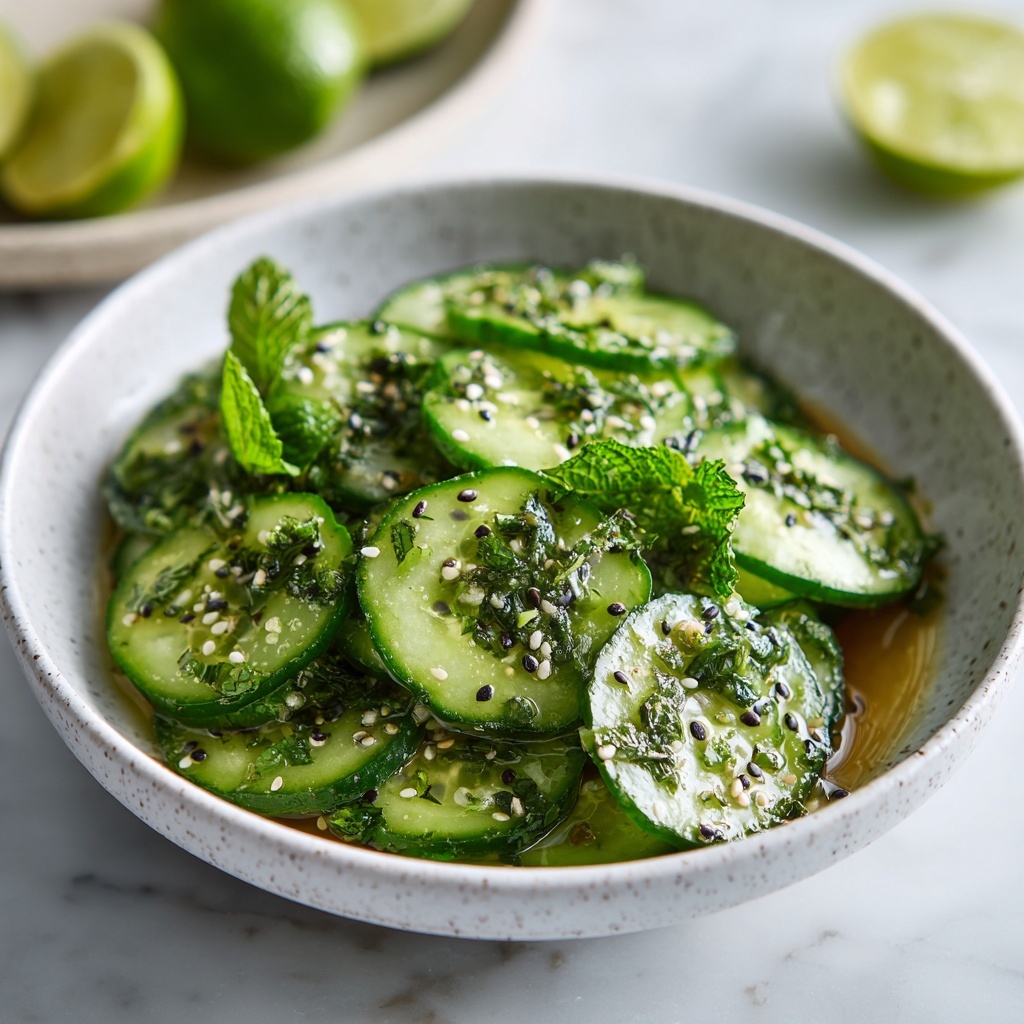 Honey Lime Cucumber Salad Recipe - Recipe Image