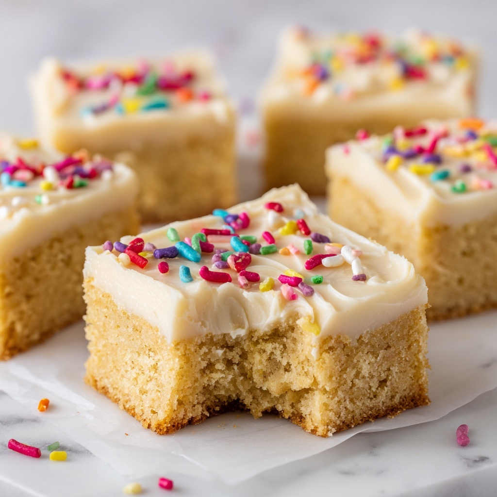 Frosted Sugar Cookie Bars Recipe - Recipe Image