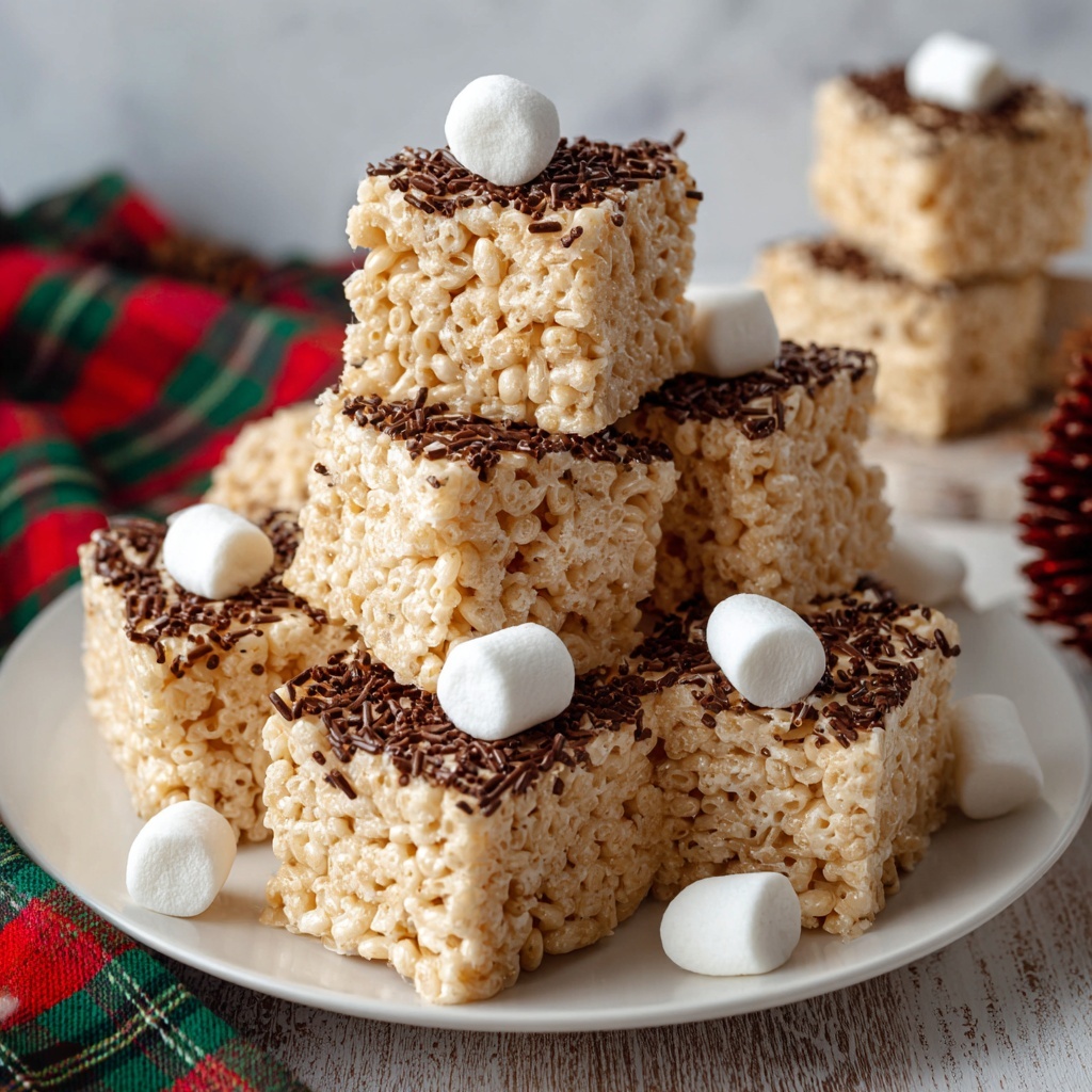 Hot Chocolate Rice Krispie Treats Recipe - Recipe Image
