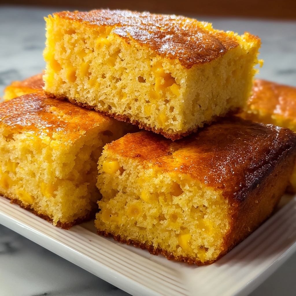 Creamy Golden Corn Casserole Recipe - Recipe Image