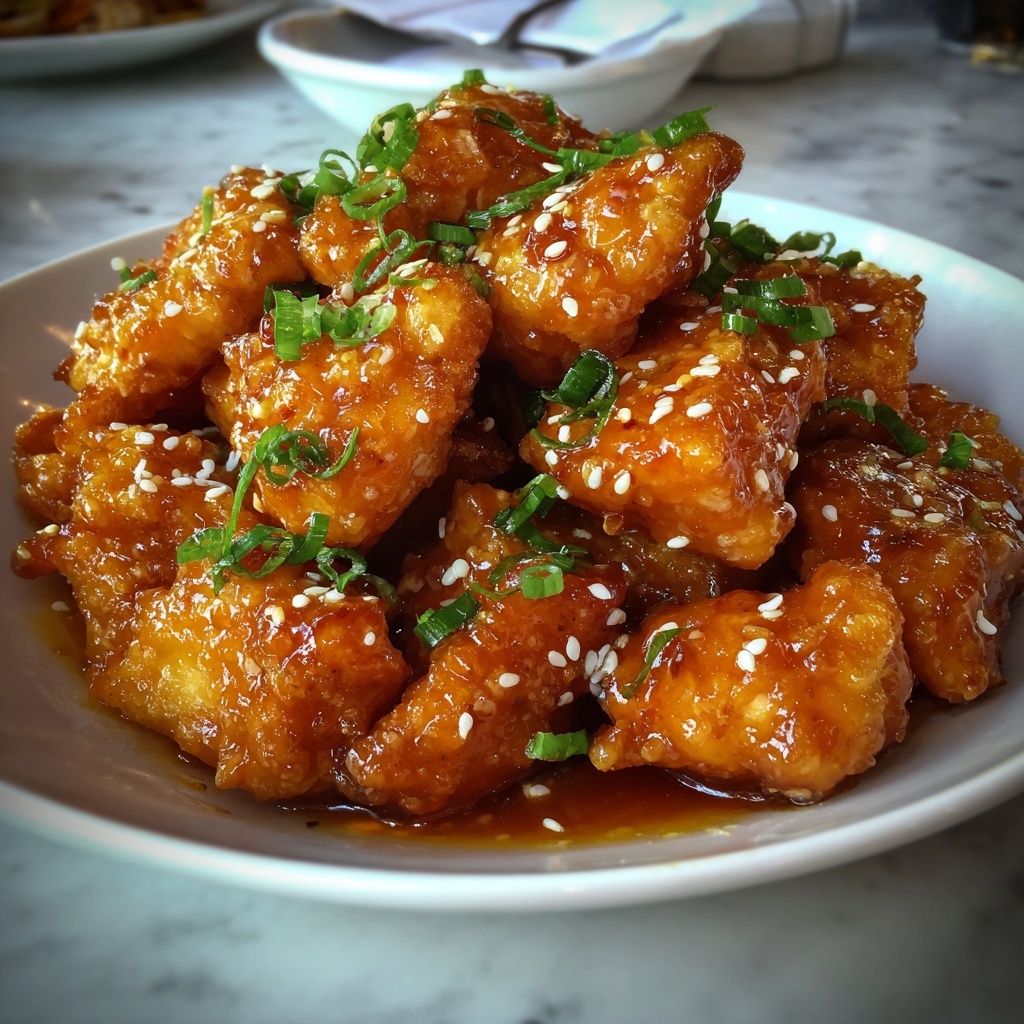 Crispy Chinese Honey Chicken Recipe - Recipe Image