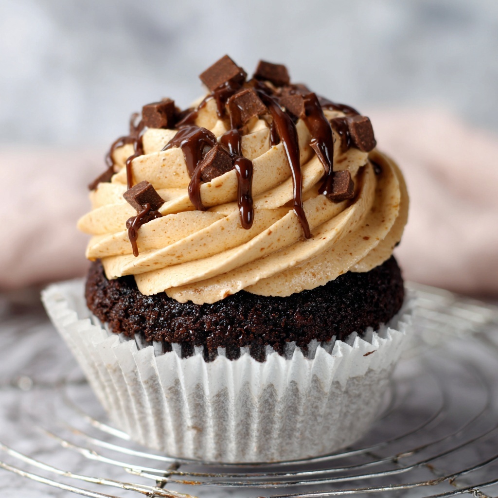Vegan Chocolate Cupcakes with Vegan Ganache Recipe - Recipe Image