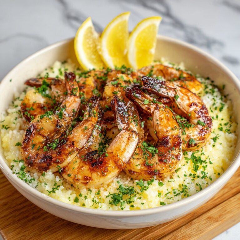 Shrimp Orzo with Lemon Garlic Sauce Recipe