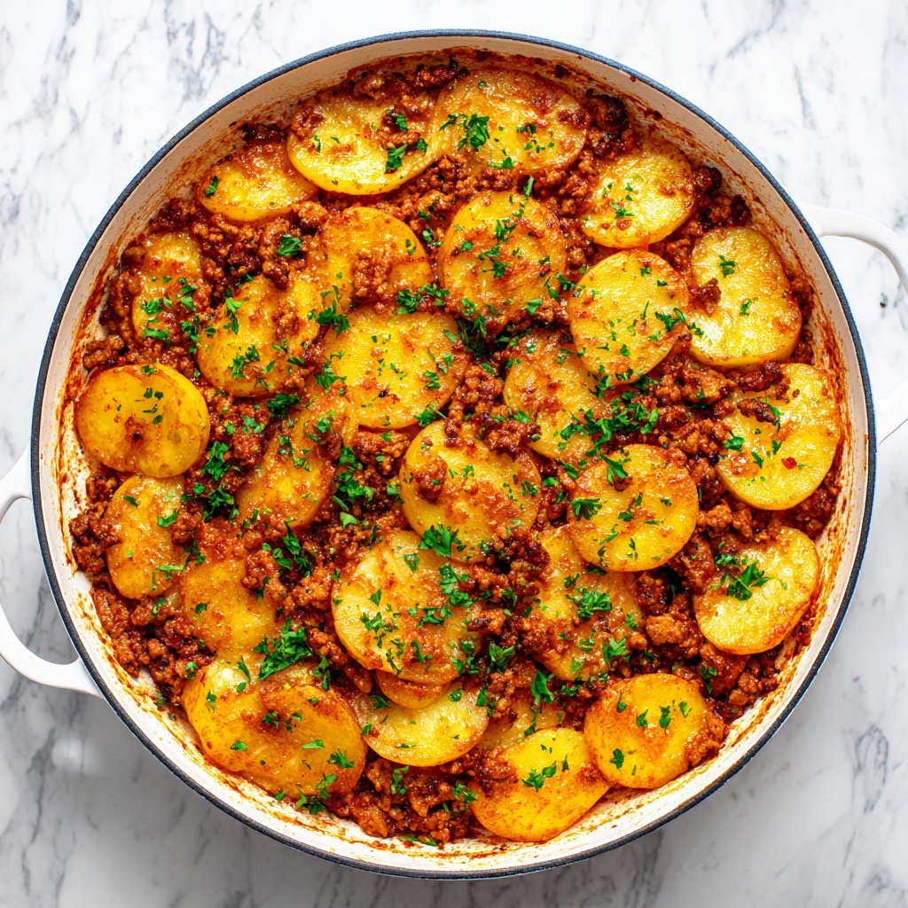 Easy Ground Turkey with Potatoes Recipe - Recipe Image