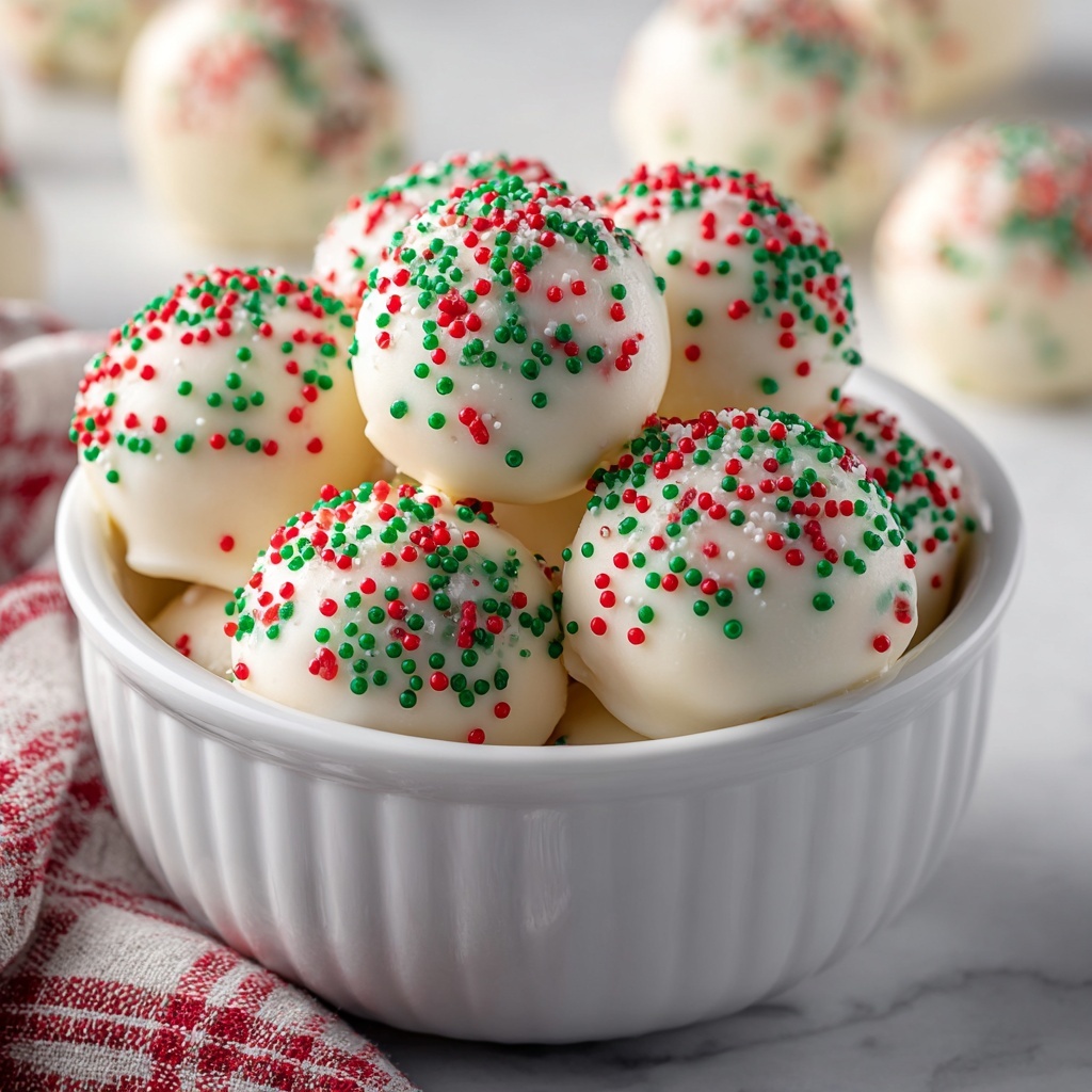 Christmas Sugar Cookie Truffles Recipe - Recipe Image