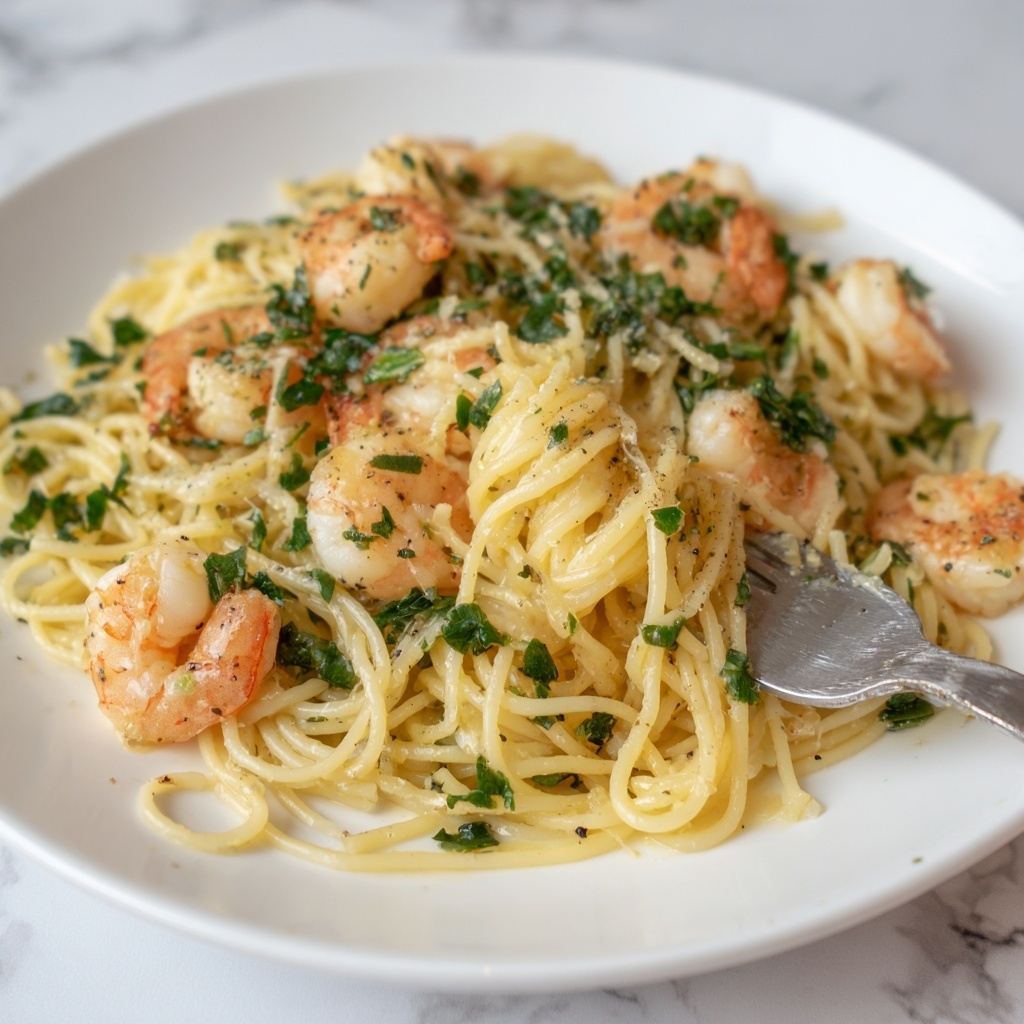 Shrimp Scampi with Pasta Recipe - Recipe Image