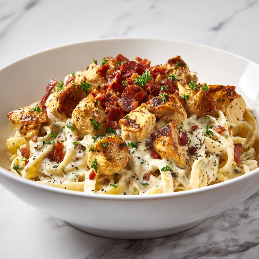 Creamy Chicken Carbonara Recipe - Recipe Image