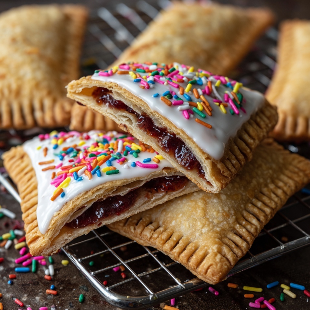 Giant Frosted Strawberry Pop Tart Recipe - Recipe Image
