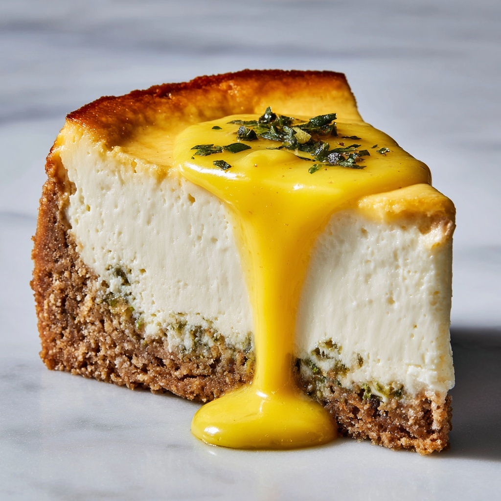 No-Bake Vegan Pistachio Cheesecake Recipe - Recipe Image