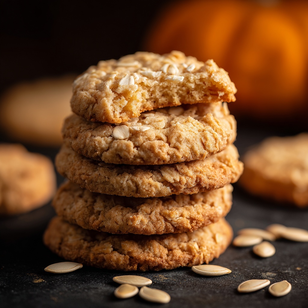 Pumpkin Spice No Bake Cookies Recipe - Recipe Image
