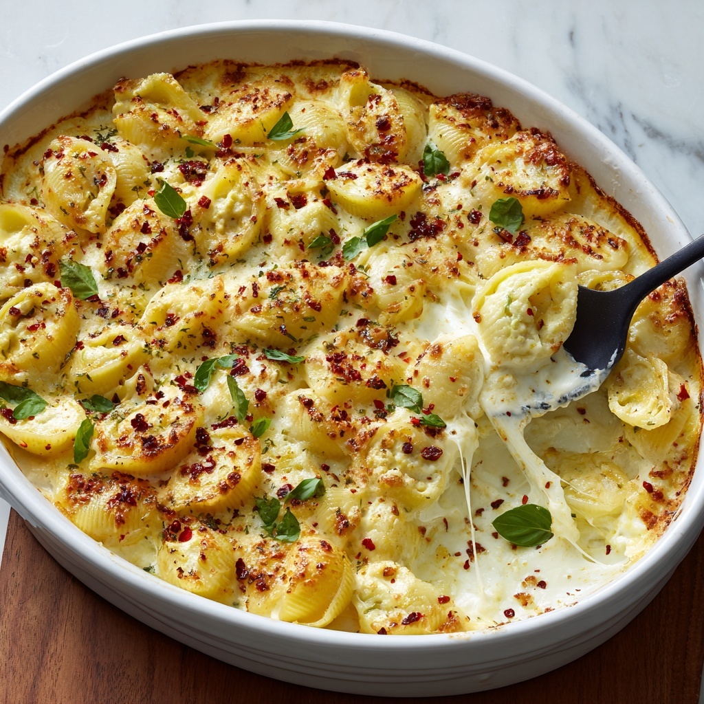 Alfredo Tortellini Bake Recipe - Recipe Image