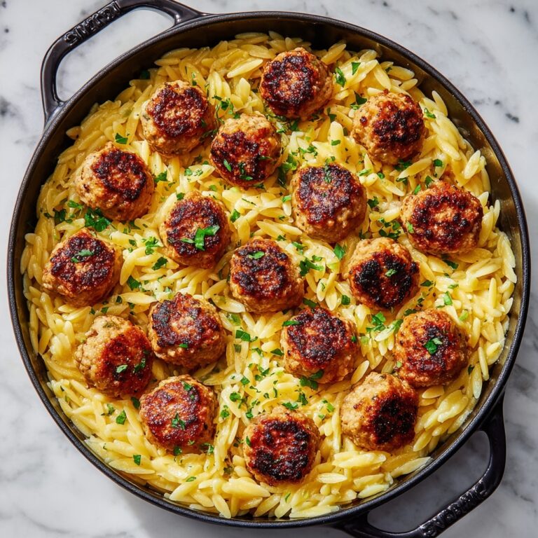 One Pan Chicken Meatballs in Marinara with Mozzarella Recipe