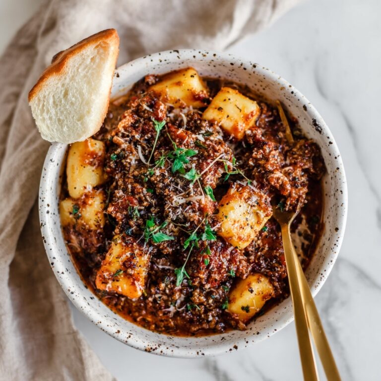 Cozy Gnocchi Bolognese Recipe