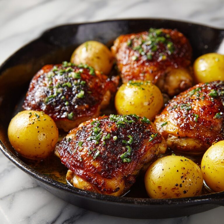 Crockpot Mustard Chicken with Potatoes Recipe