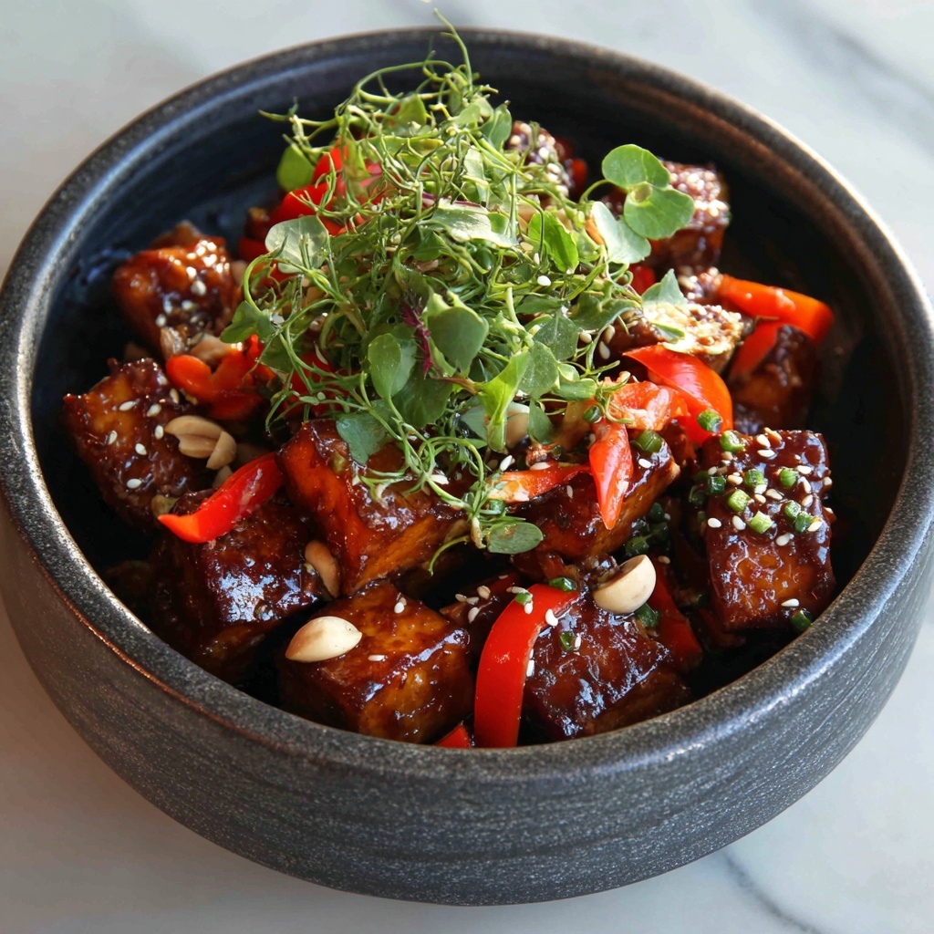 Vegan Cashew Tofu Stir-Fry Recipe - Recipe Image