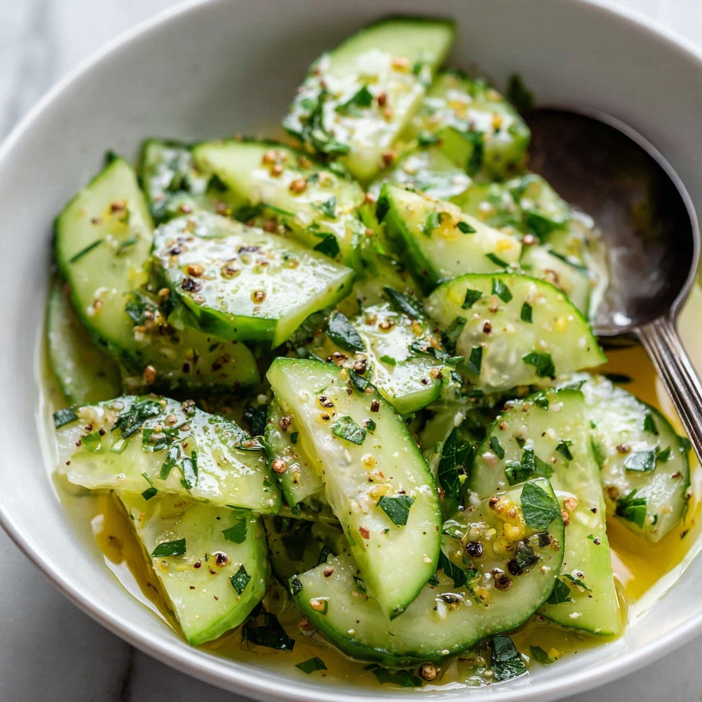 Zesty Avocado Cucumber Salad for Ultimate Summer Refreshment Recipe - Recipe Image