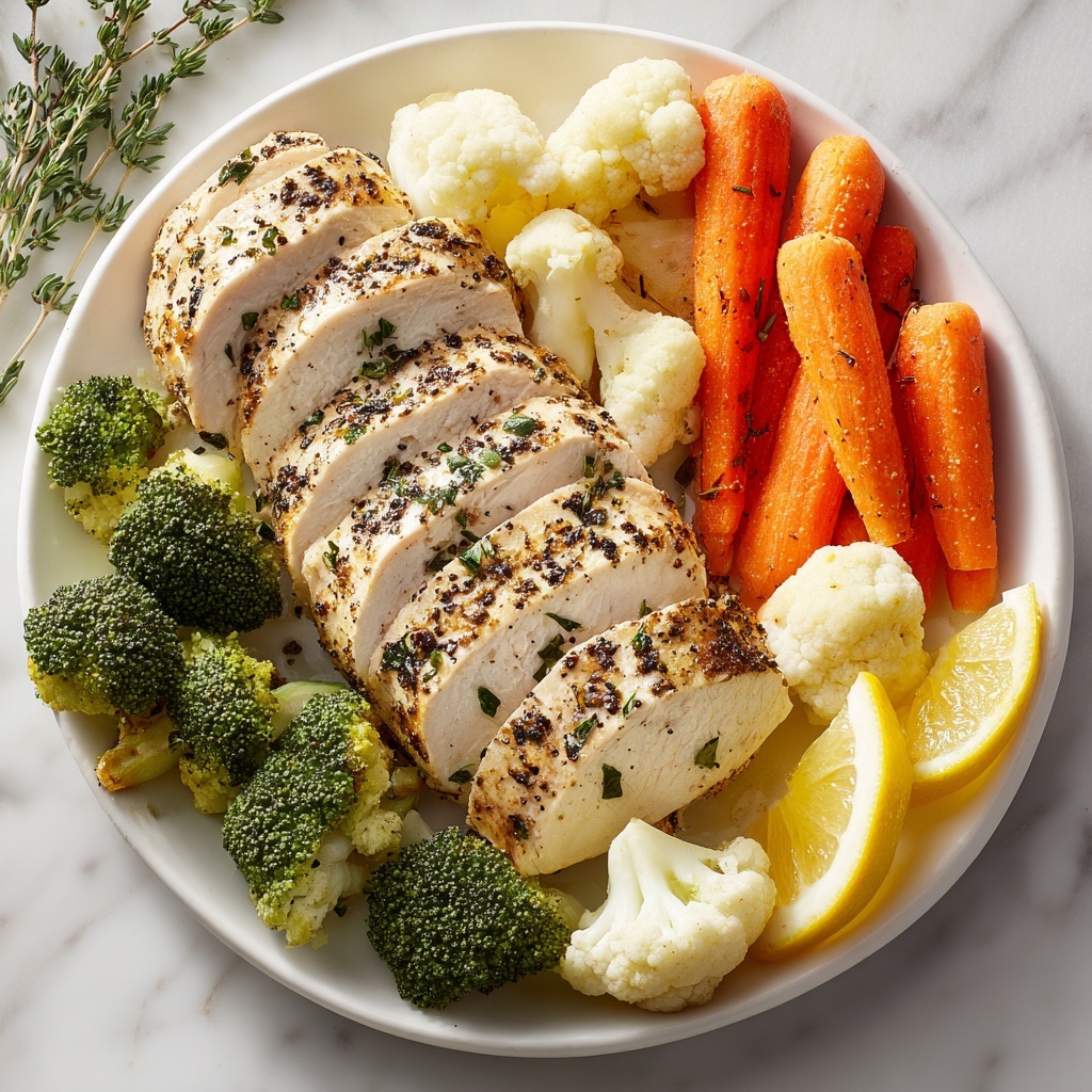 Juicy Air Fryer Lemon Herb Chicken Breast Recipe - Recipe Image
