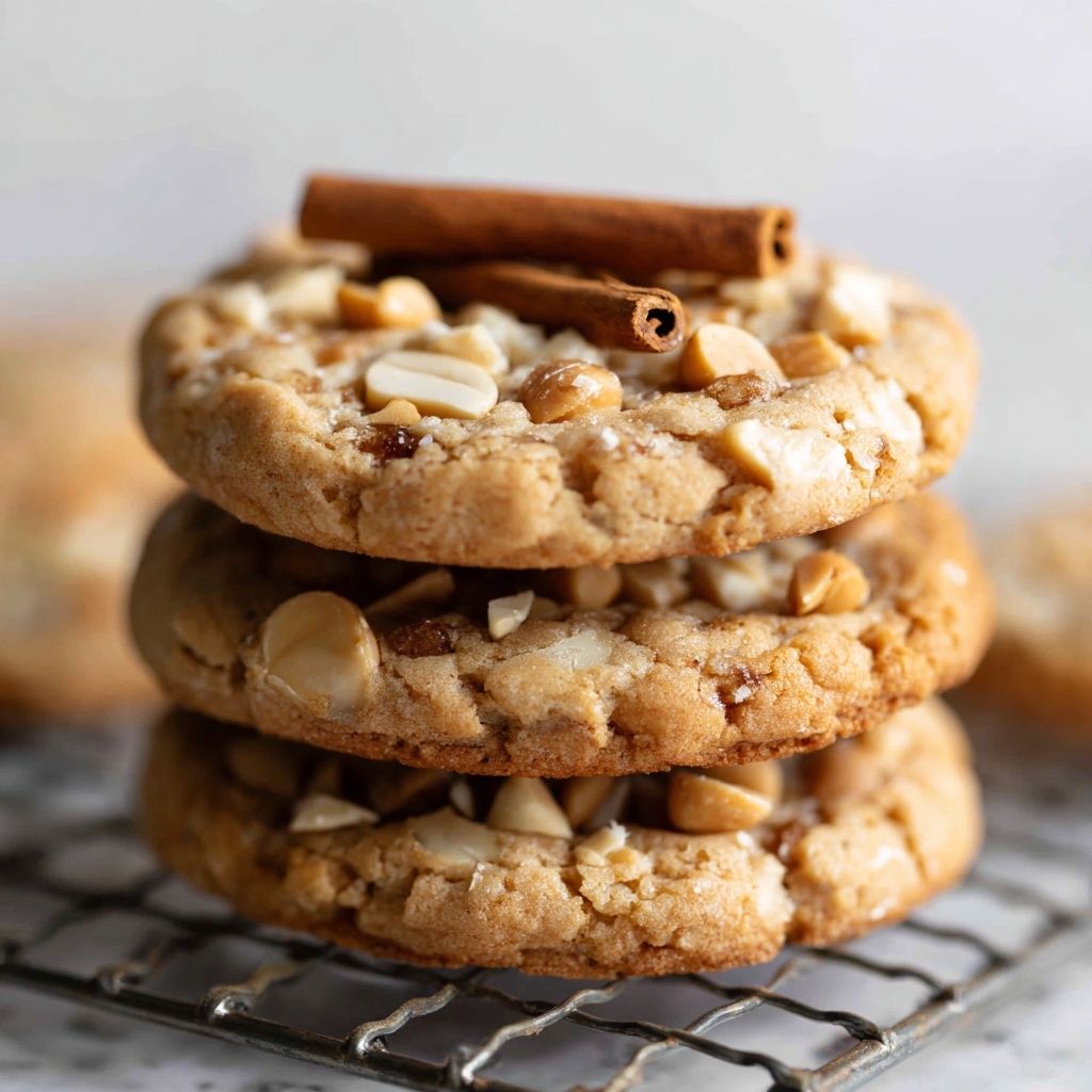 Thick and Chewy Peanut Butter Butterfinger Cookies Recipe - Recipe Image