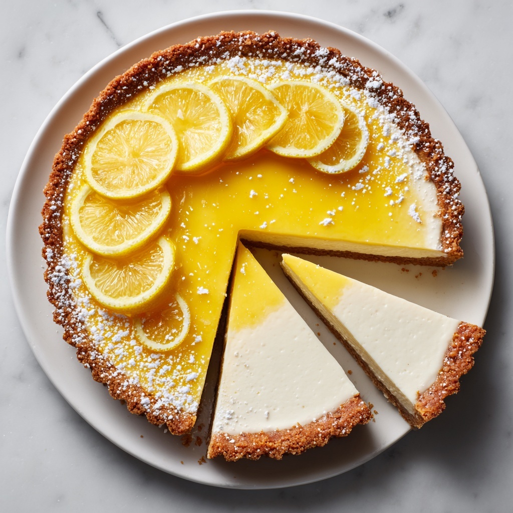 Torta della Nonna – Creamy Lemon Custard Cake Recipe - Recipe Image