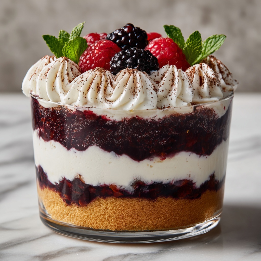 Berry Tiramisu Trifle Recipe - Recipe Image