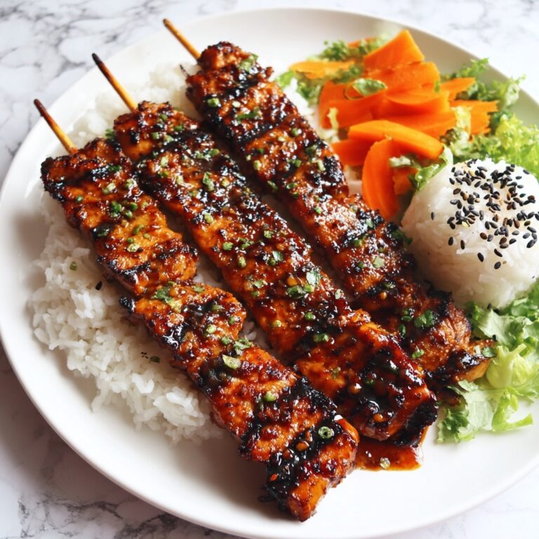 Tender Chicken Yakitori with Sweet-Savory Tare Sauce Recipe