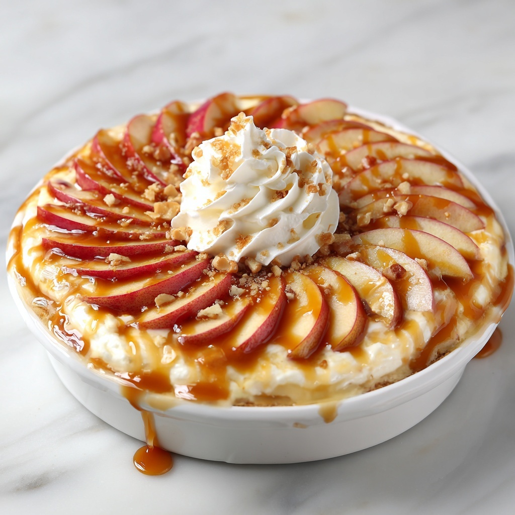 Easy Caramel Apple Cheesecake Dip Recipe - Recipe Image