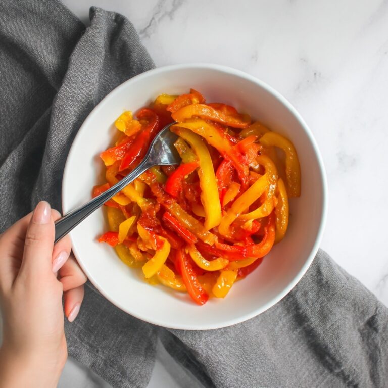 Peperonata – Italian Stewed Peppers Recipe