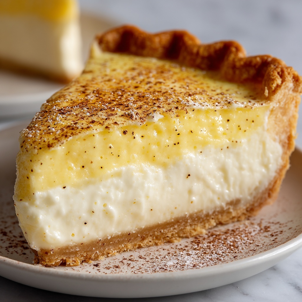 Old Fashioned Egg Custard Pie Recipe - Recipe Image