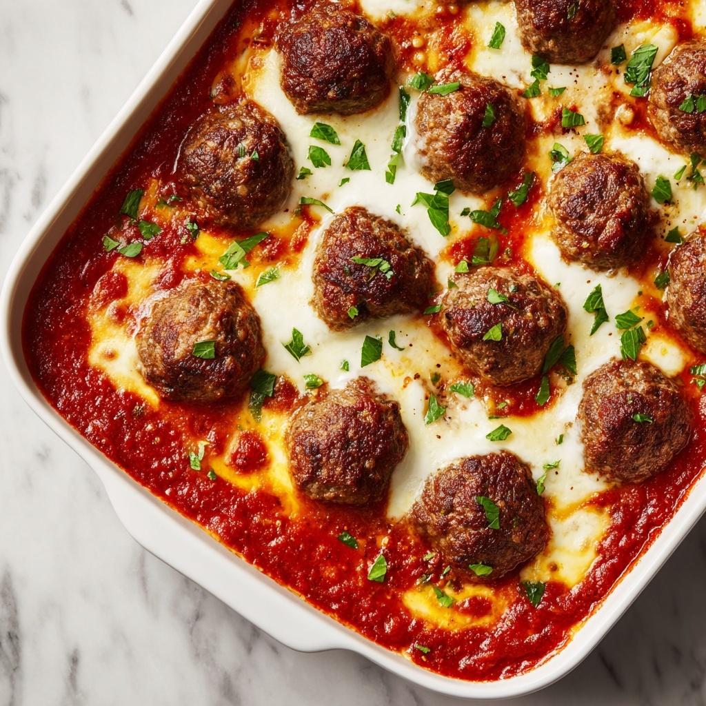 Dump and Bake Meatball Casserole Recipe - Recipe Image