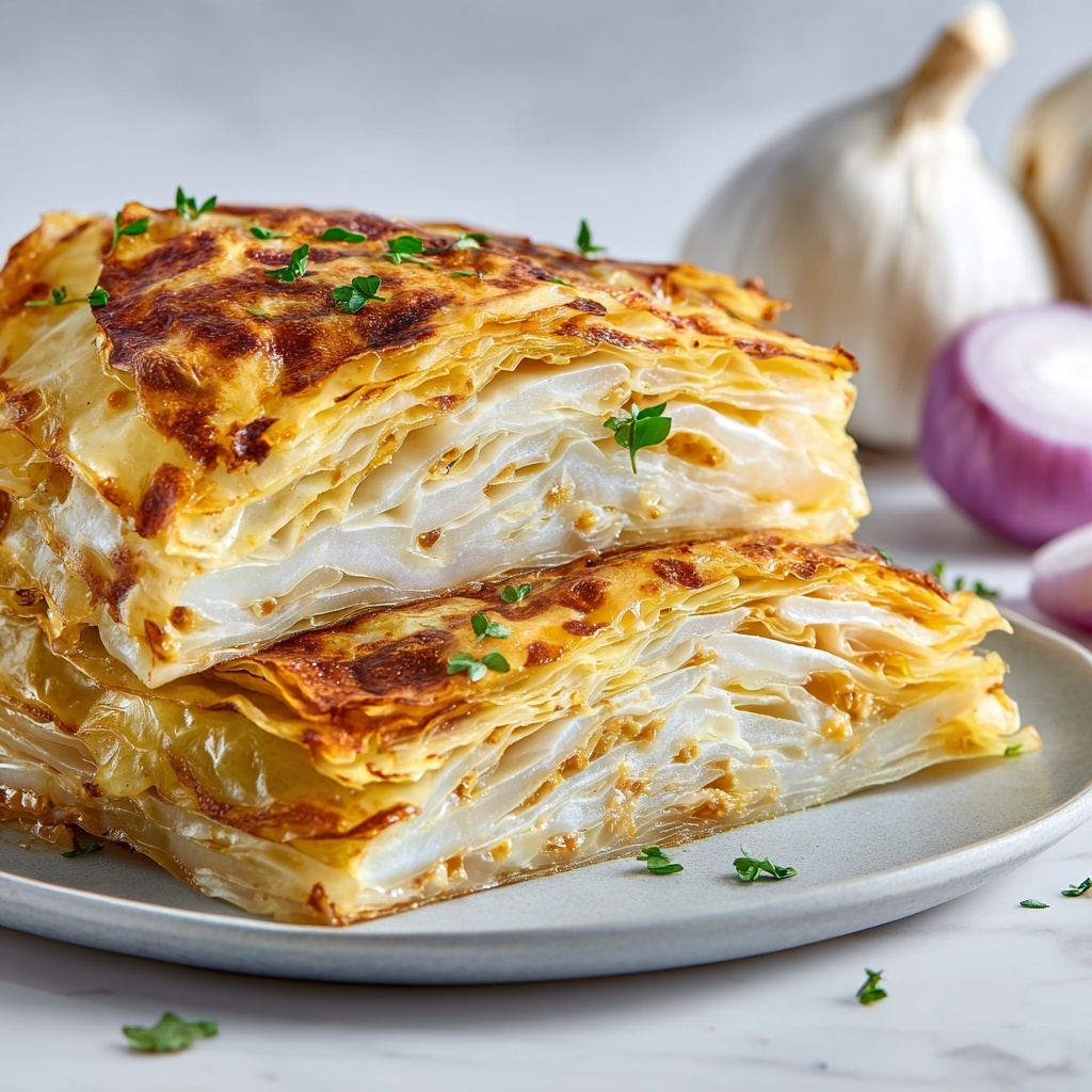 Easy Roasted Cabbage Steaks Recipe - Recipe Image