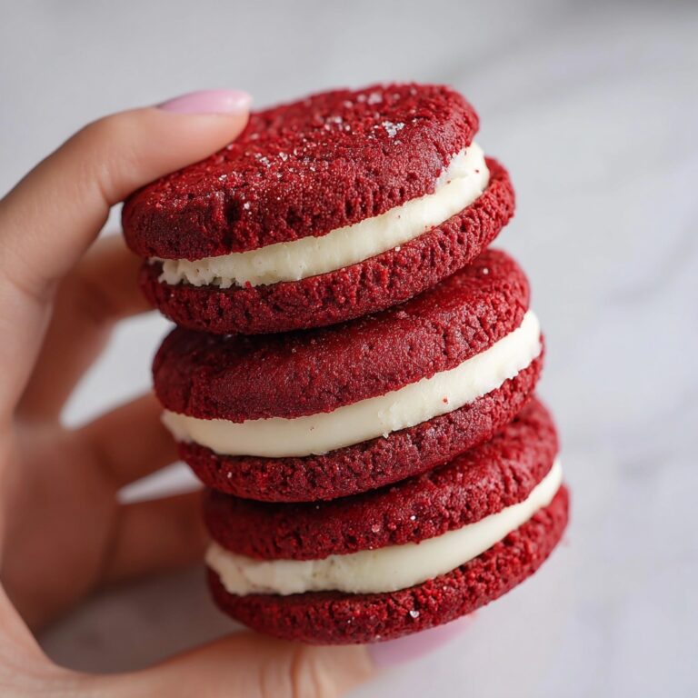 Red Velvet Whoopie Pies with Cream Cheese Filling Recipe