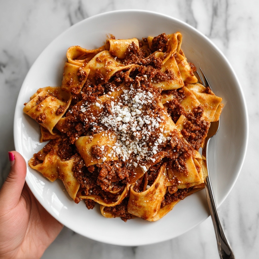 Tuscan Beef and Pork Ragu Recipe - Recipe Image