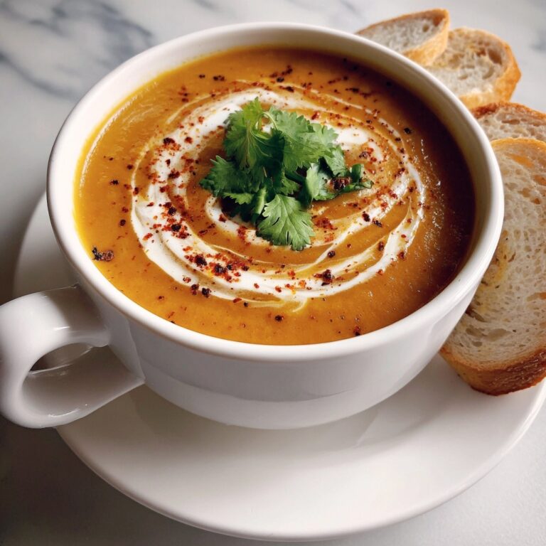 Spiced Carrot and Lentil Soup Recipe