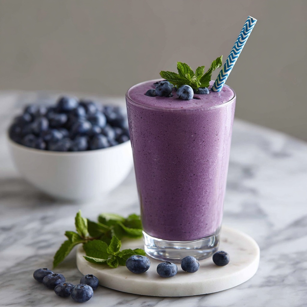 Blueberry Banana Protein Shake Recipe - Recipe Image