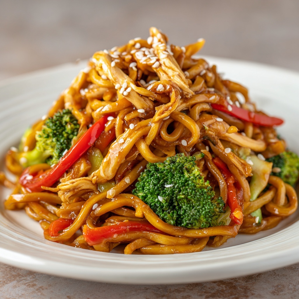 Chicken Teriyaki Noodles Recipe - Recipe Image