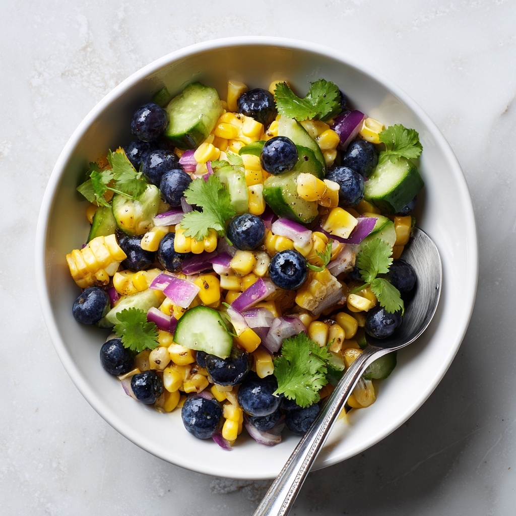 Corn and Blueberry Summer Salad Recipe - Recipe Image