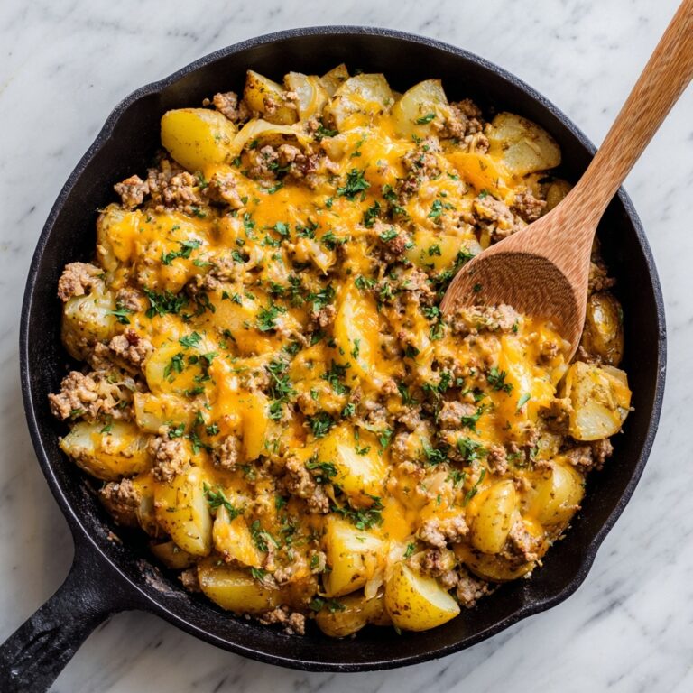 Cheesy One Pot Beef and Potatoes: A Simple Delight Recipe